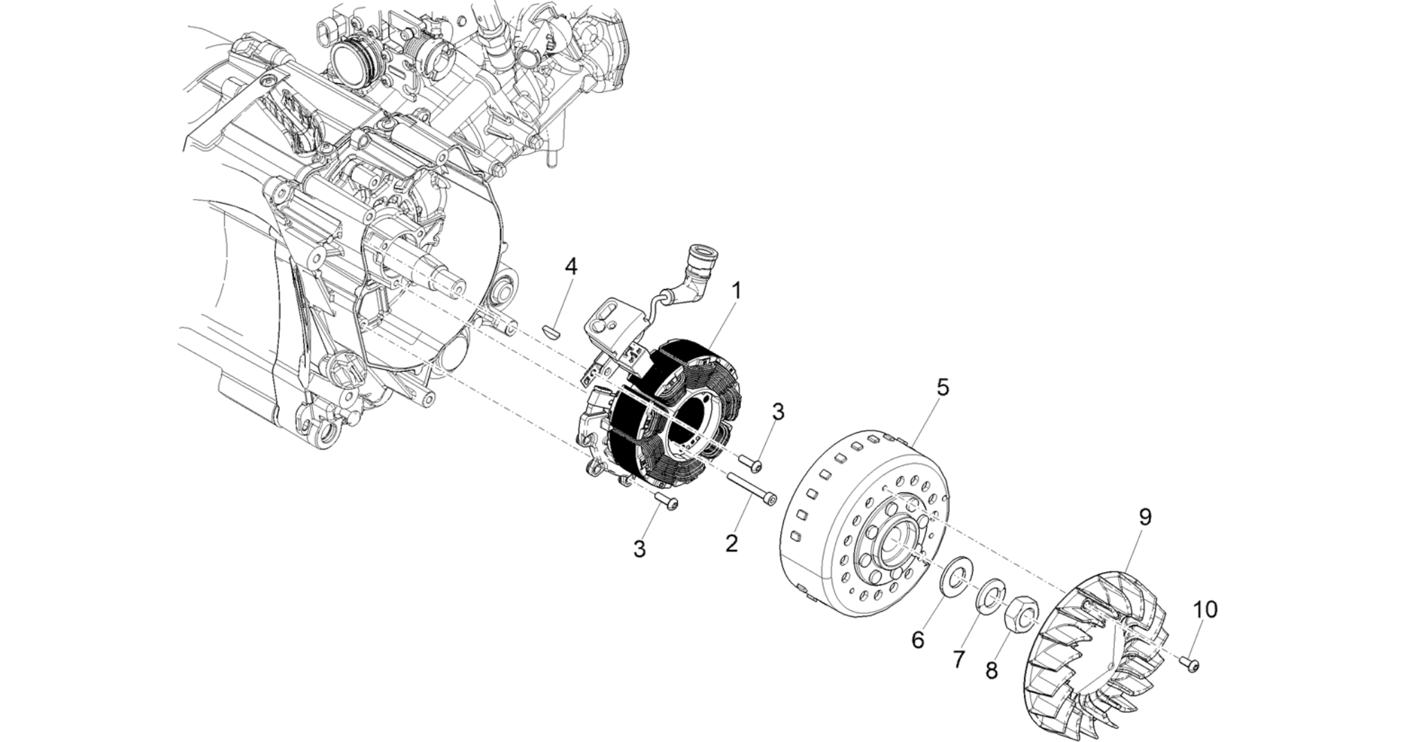 Cdi magneto assy / Ignition unit