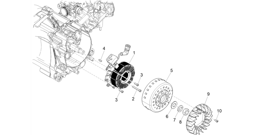 Cdi magneto assy / Ignition unit