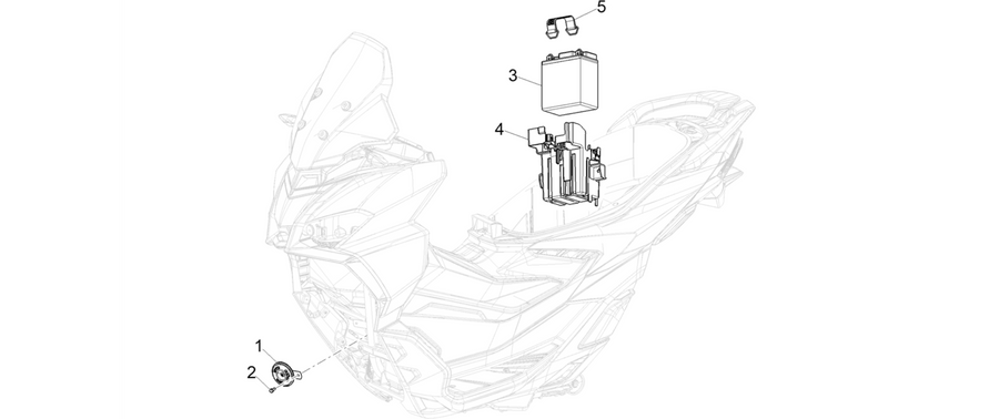 Remote control switches - Battery - Horn