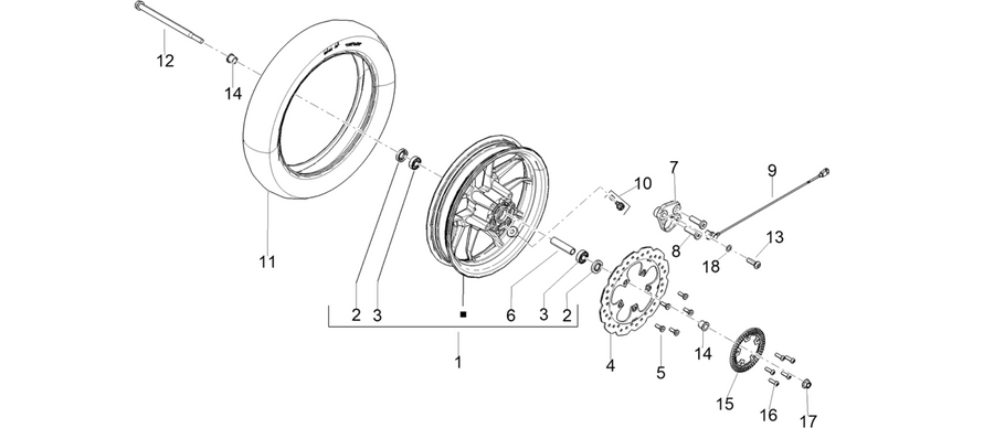 Front wheel