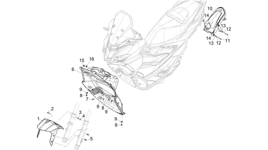 Wheel huosing - Mudguard
