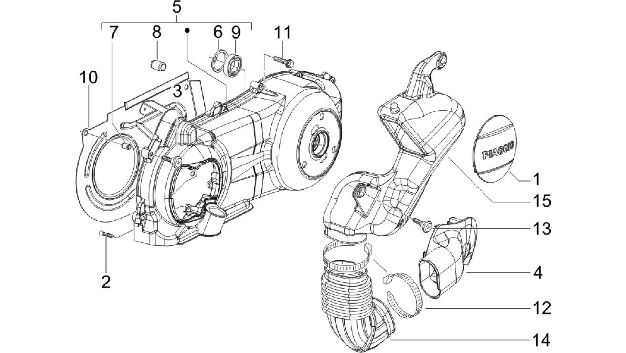 Crankcase cover - Crankcase cooling