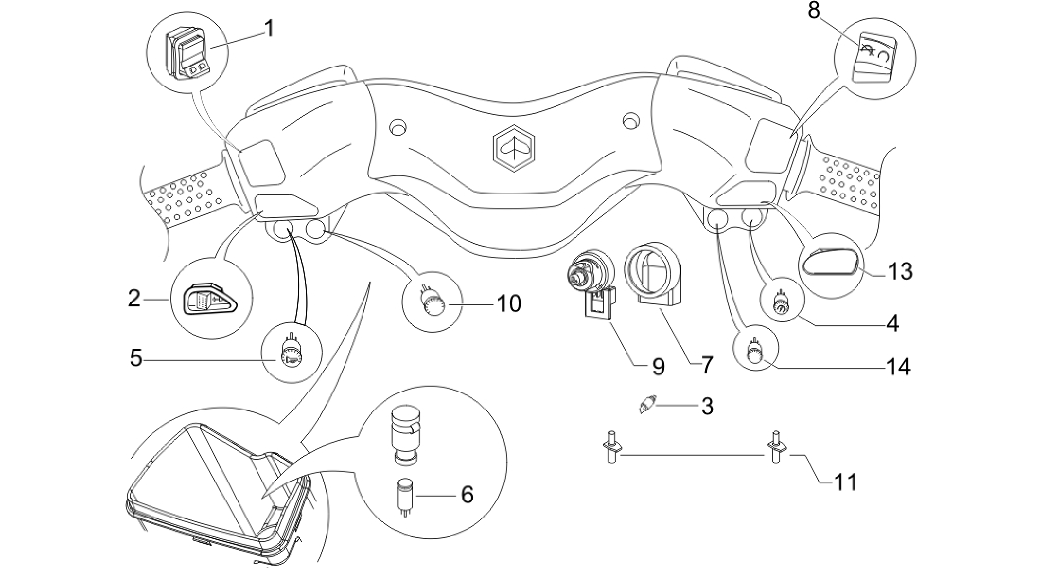 Selectors - Switches - Buttons