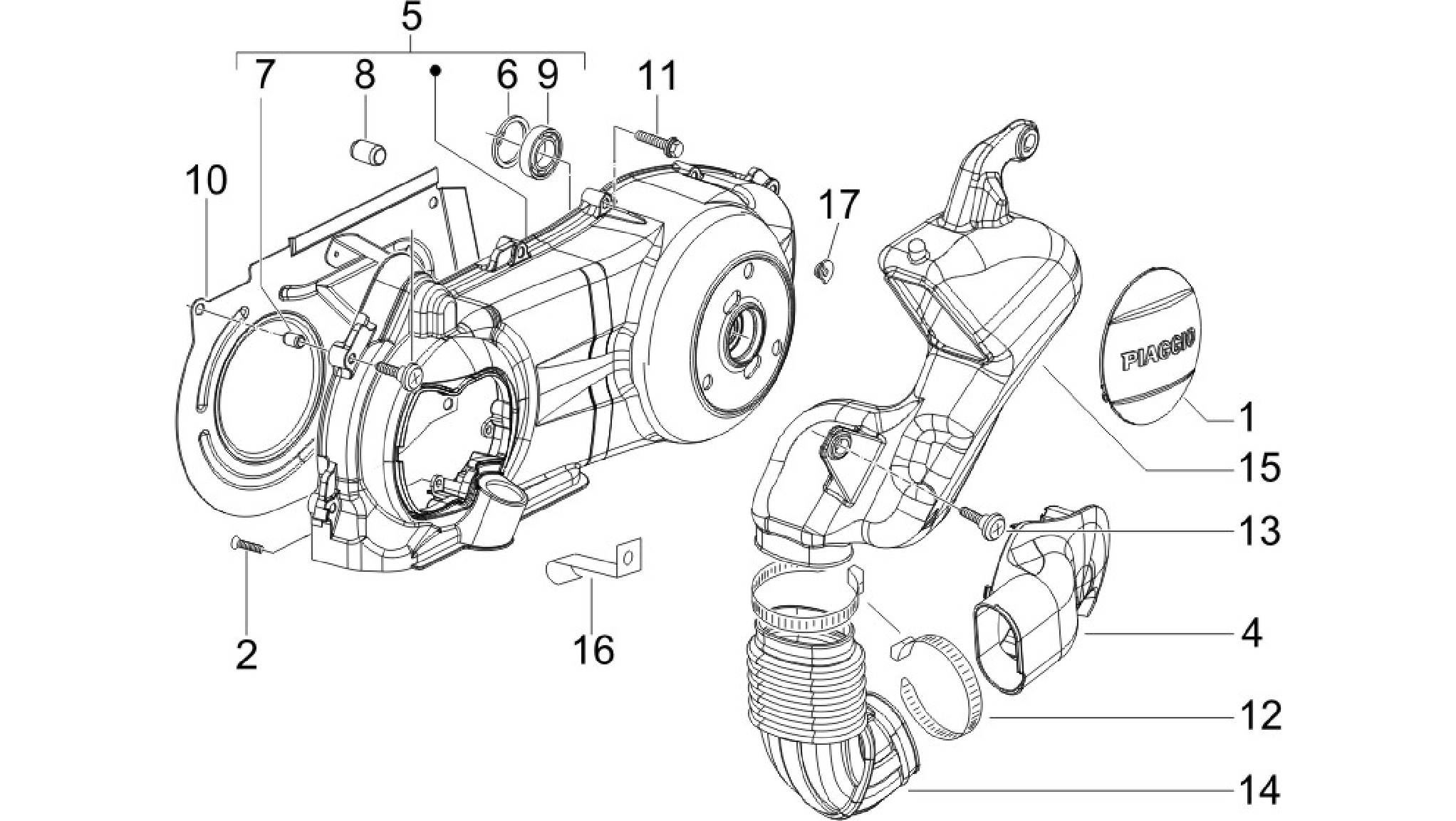 Crankcase cover - Crankcase cooling