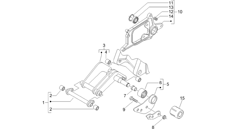 Swinging arm