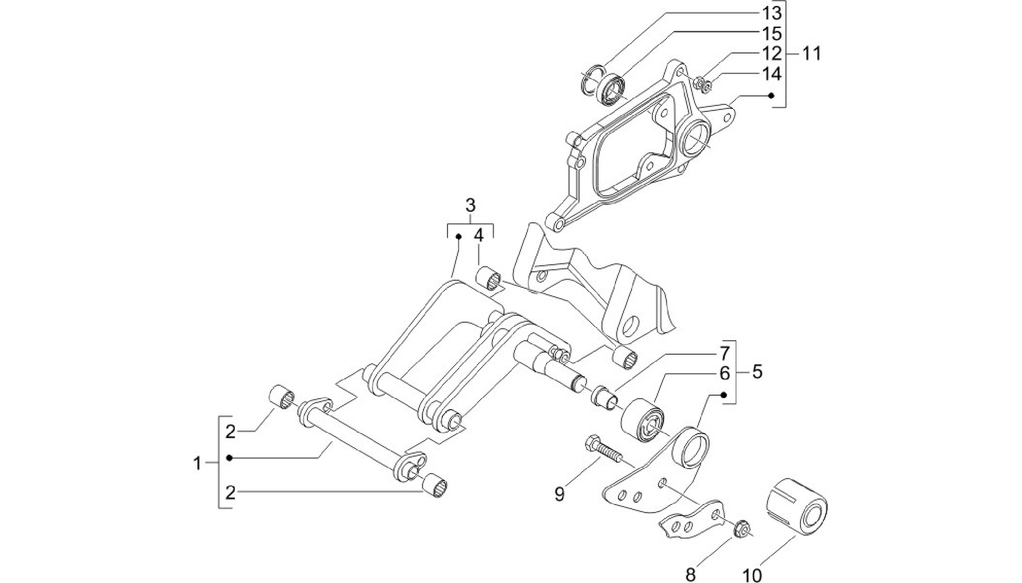 Swinging arm