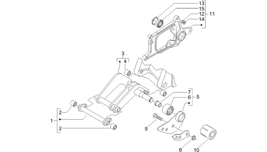 Swinging arm