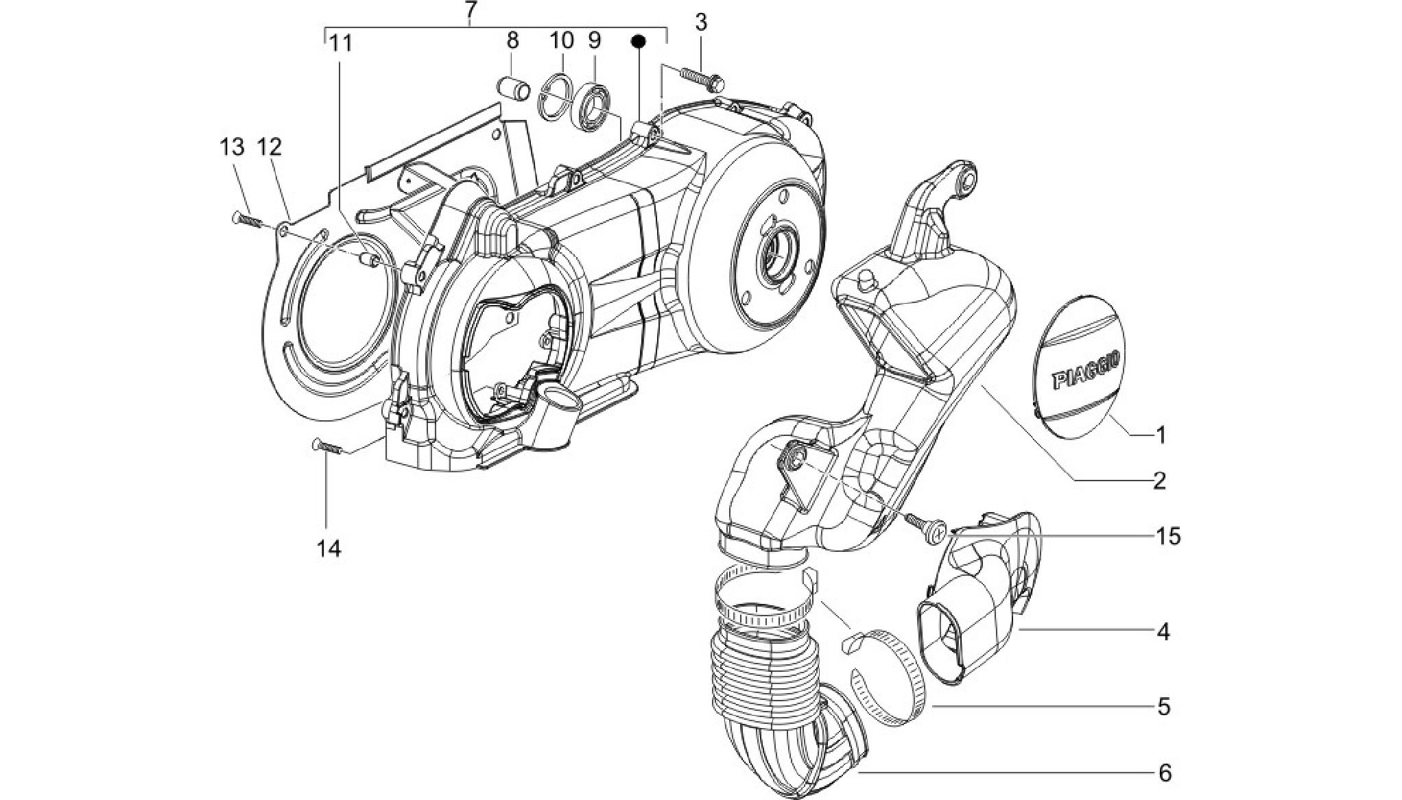 Crankcase cover - Crankcase cooling