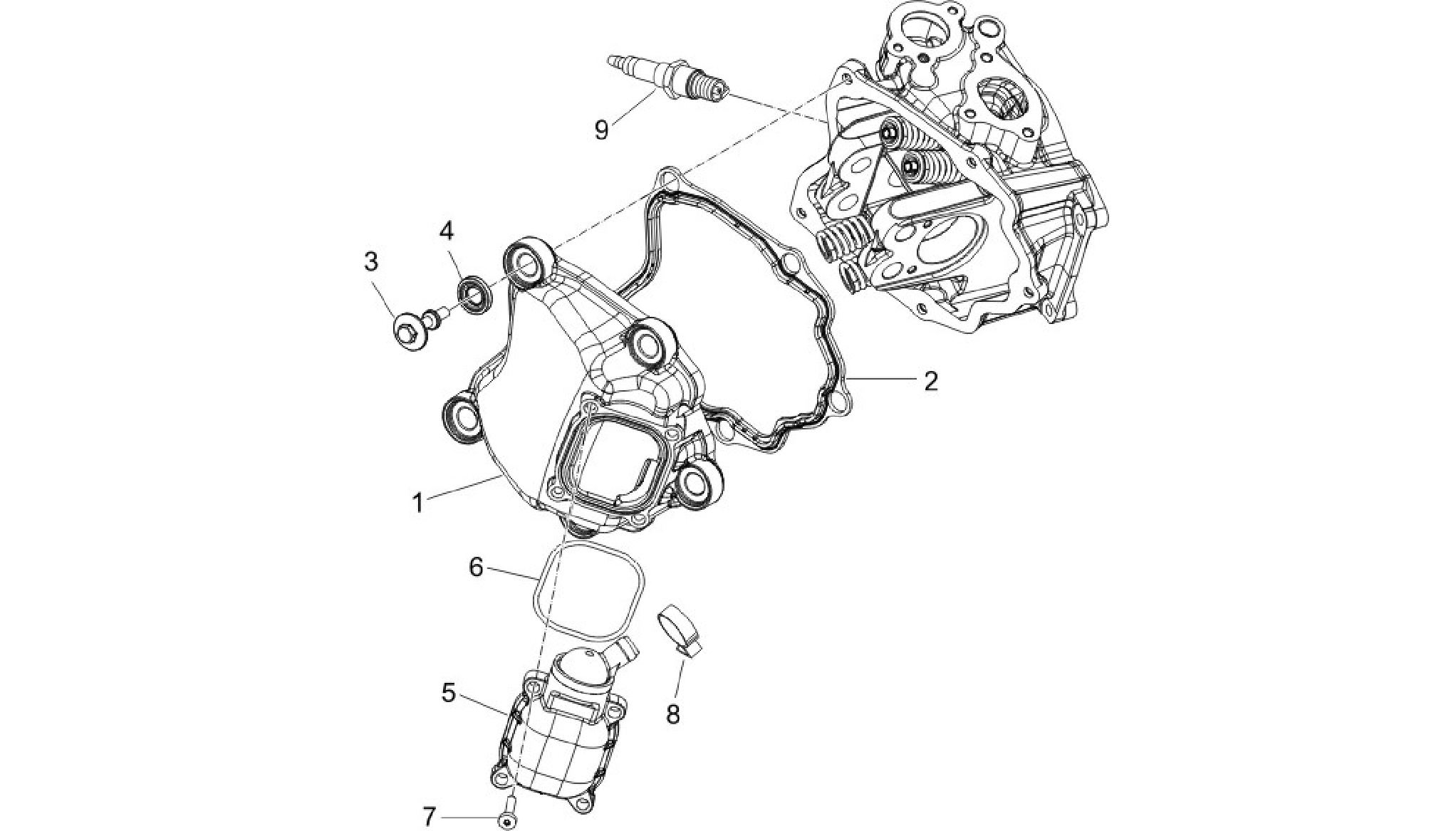 Cylinder head cover