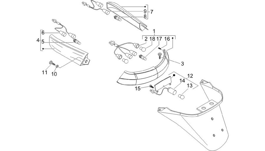 Rear headlamps - Turn signal lamps