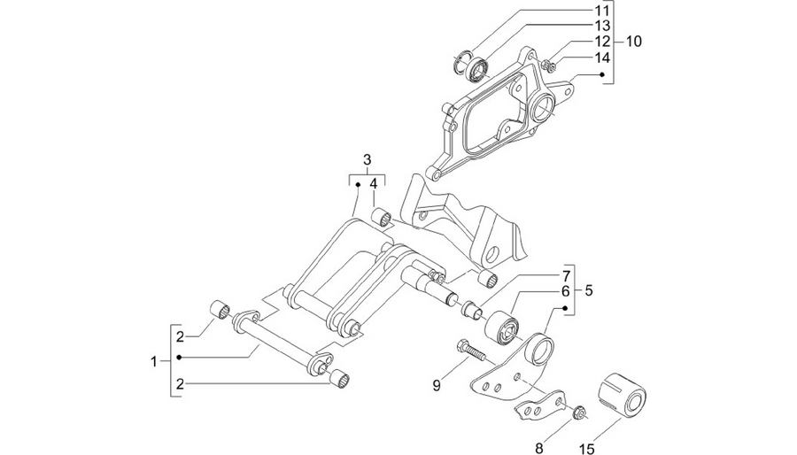 Swinging arm