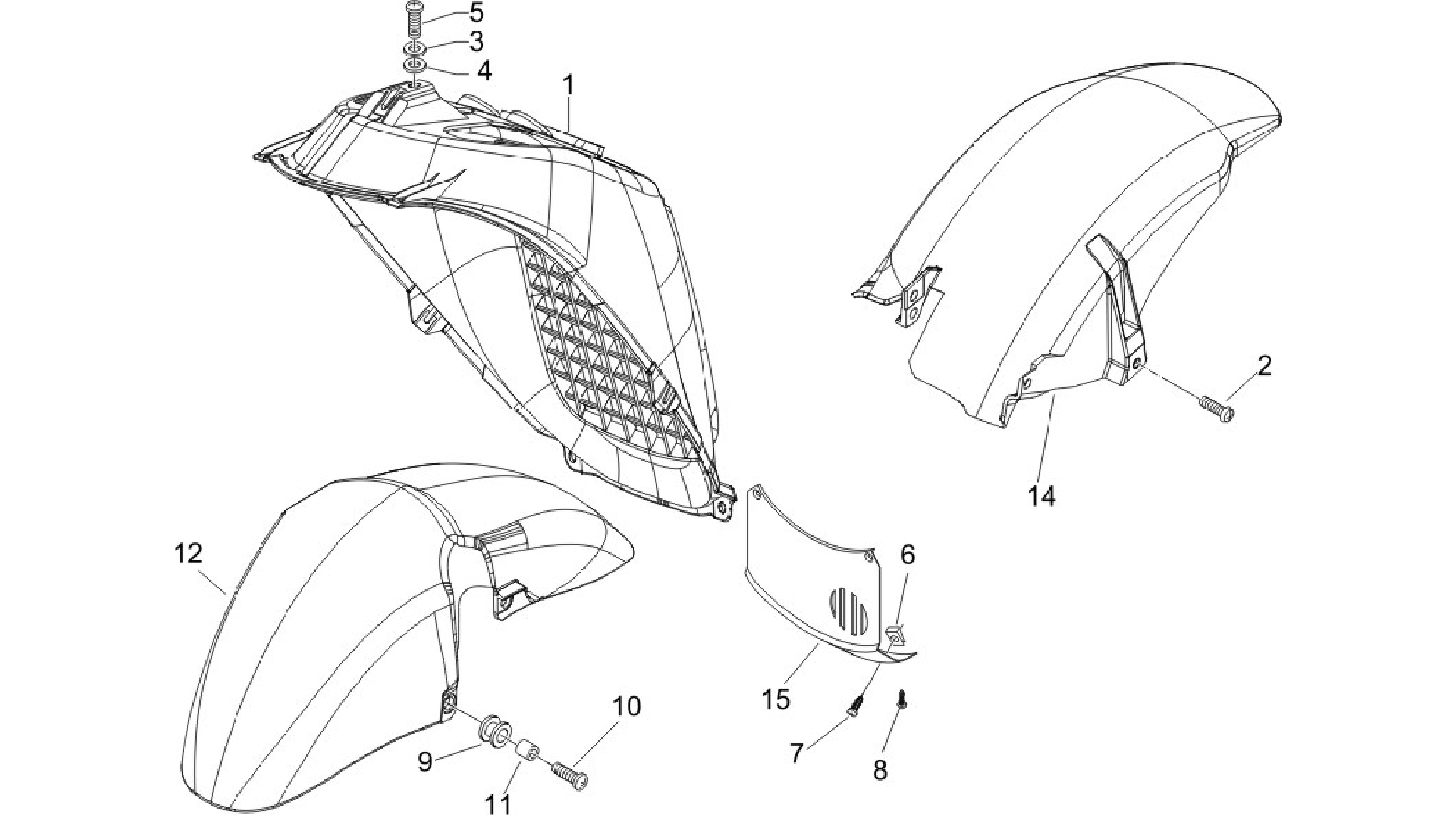 Wheel huosing - Mudguard