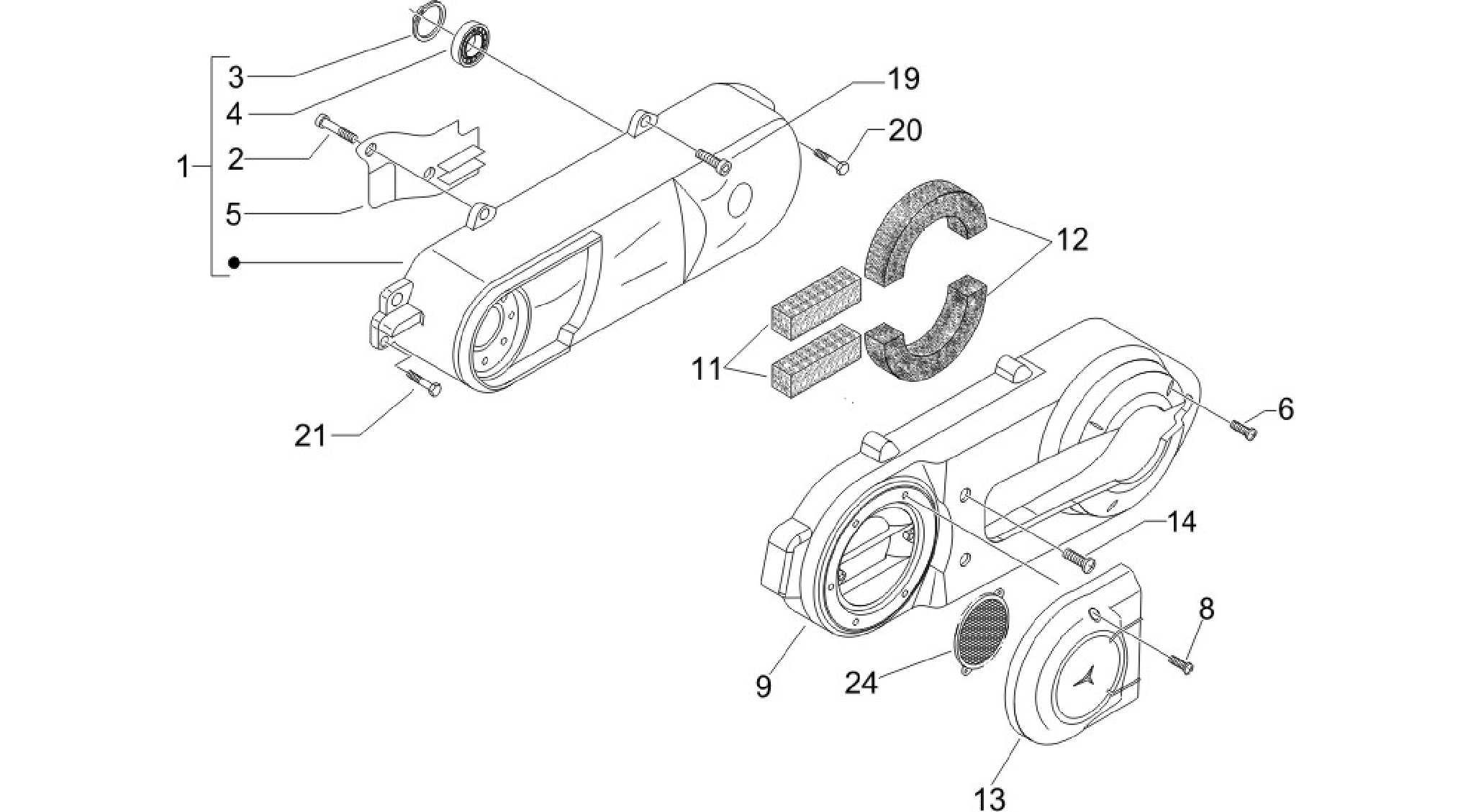 Crankcase cover - Crankcase cooling