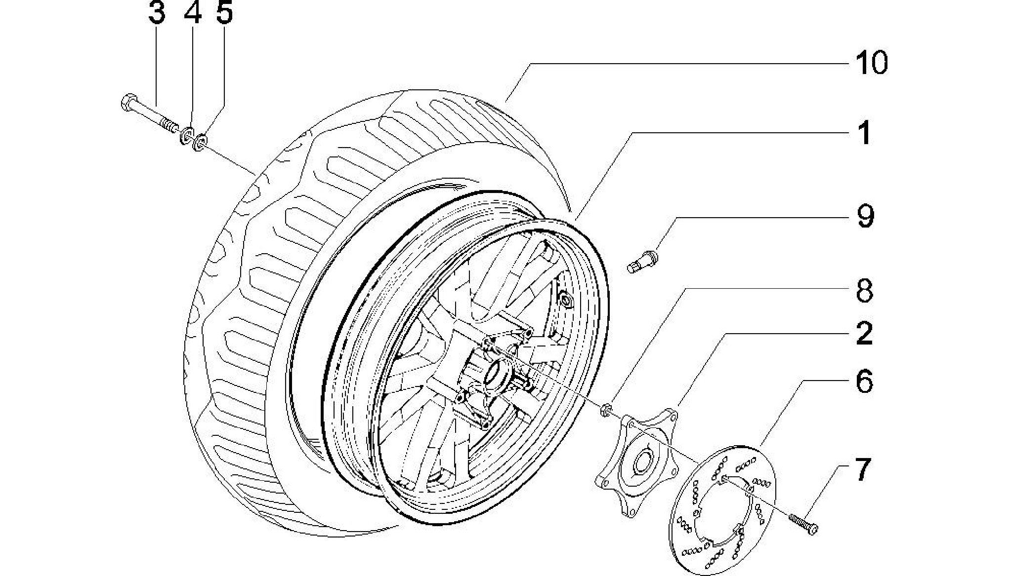 Rear wheel