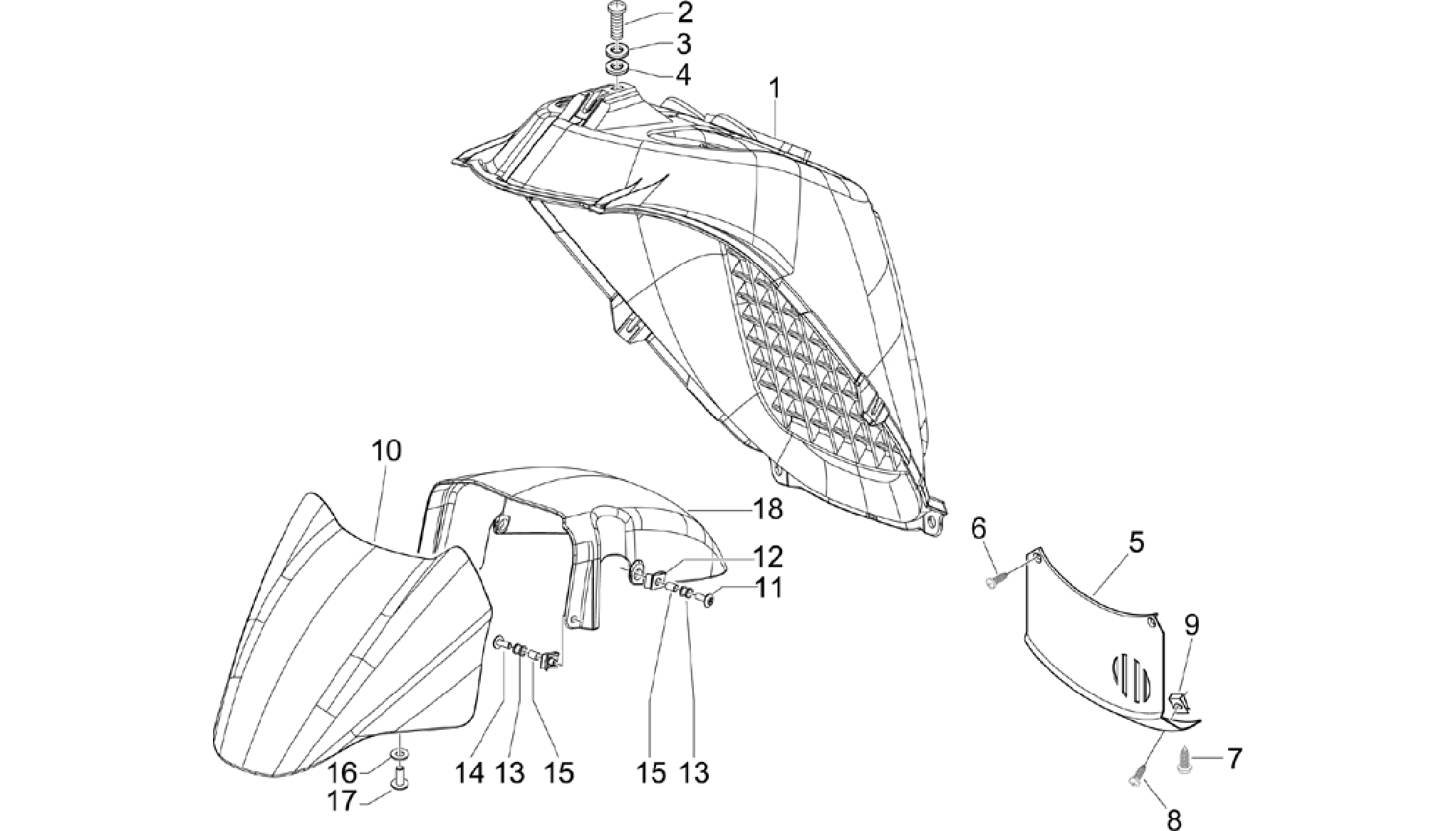 Wheel huosing - Mudguard