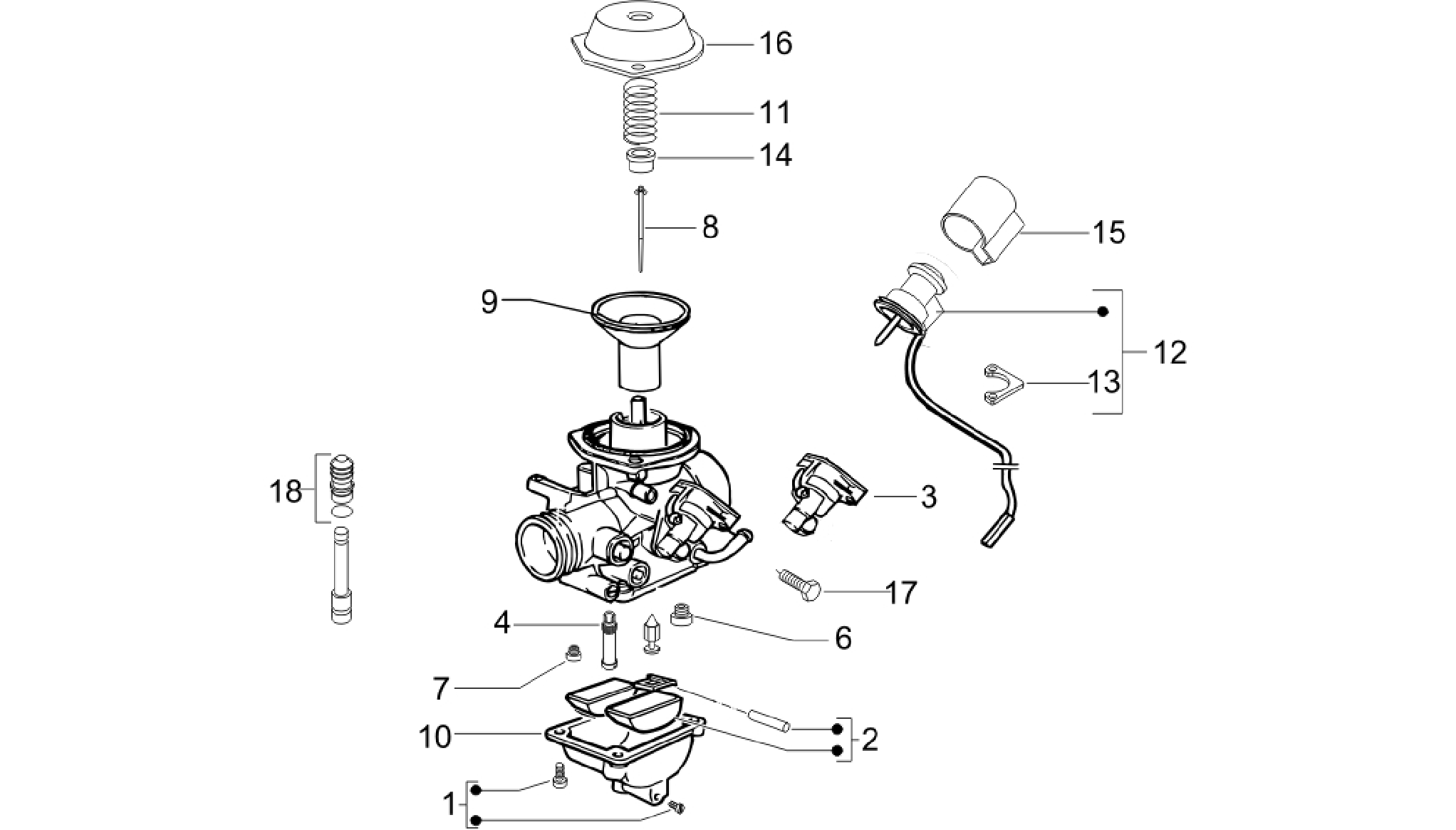 Carburetor's components