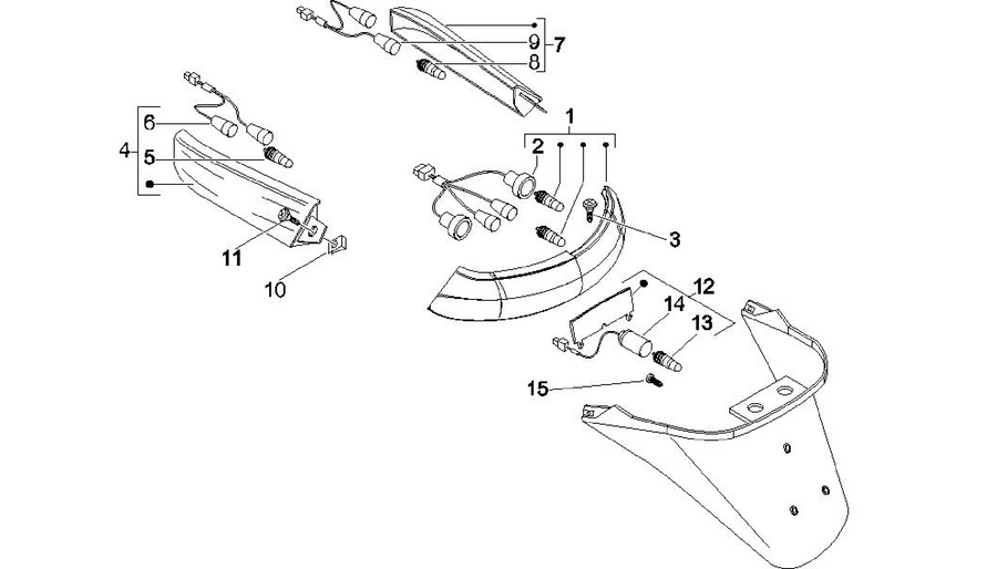 Rear headlamps - Turn signal lamps