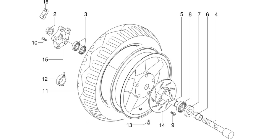 Front wheel