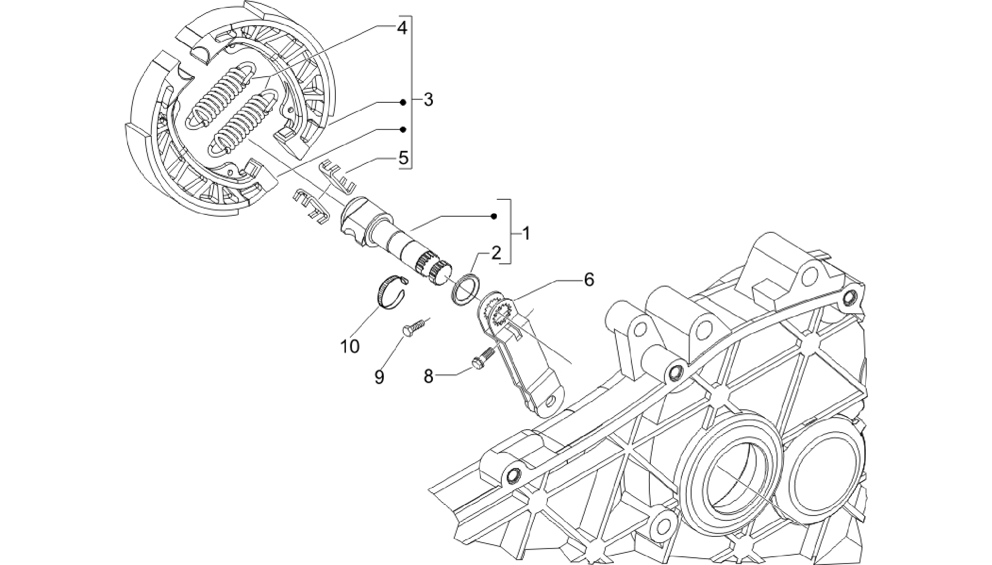Rear brake - Brake jaw