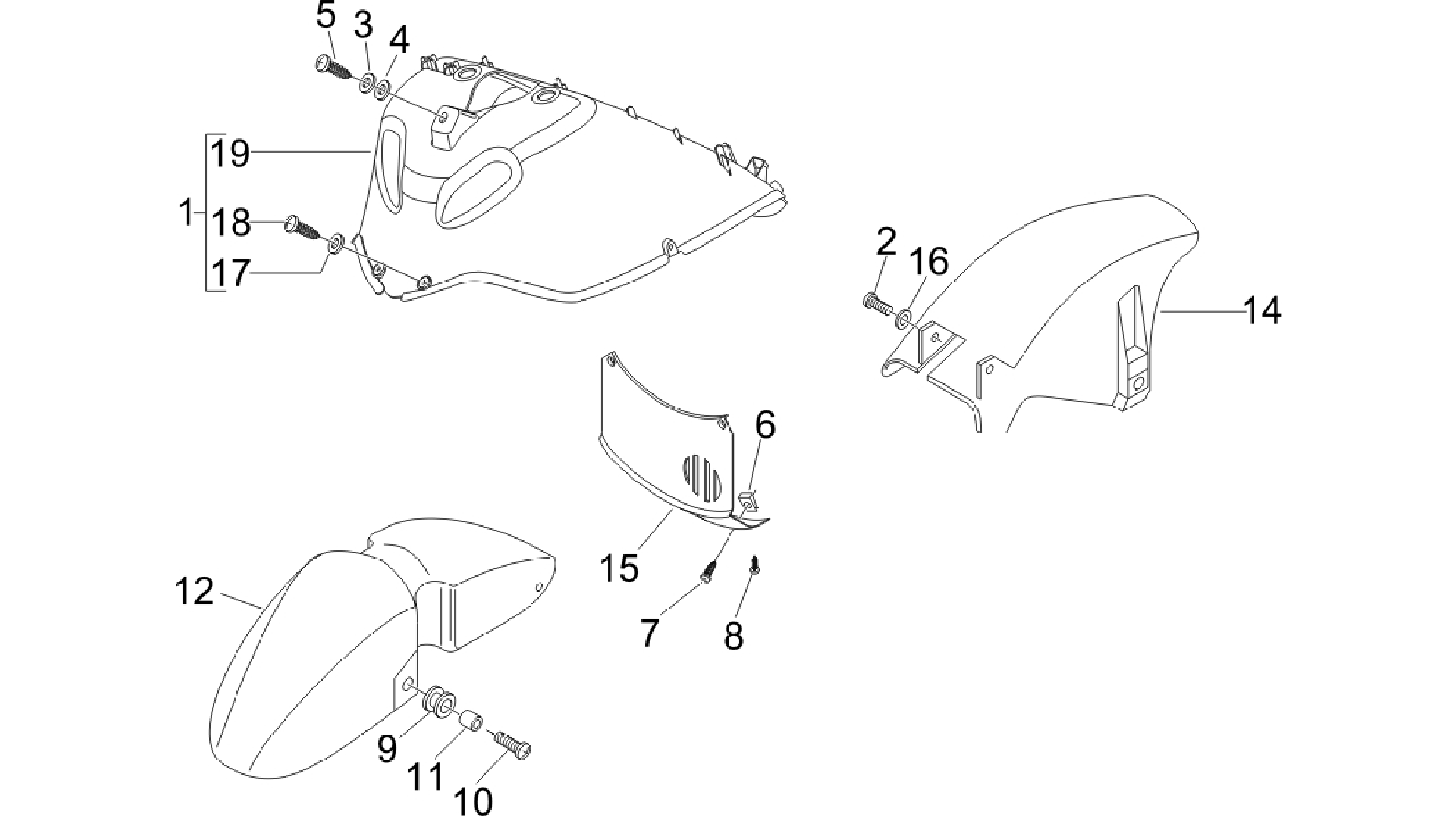 Wheel huosing - Mudguard