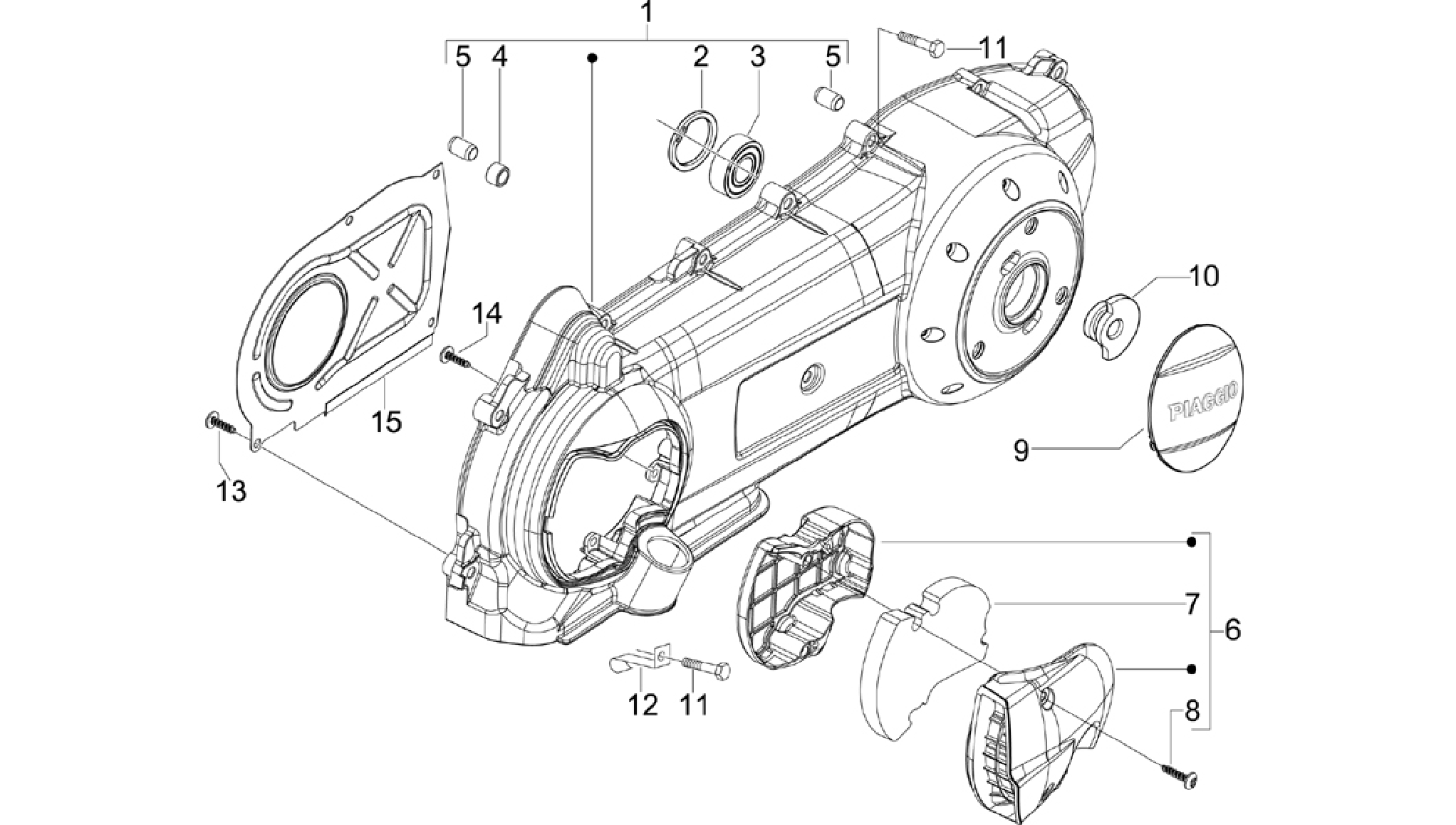 Crankcase cover - Crankcase cooling