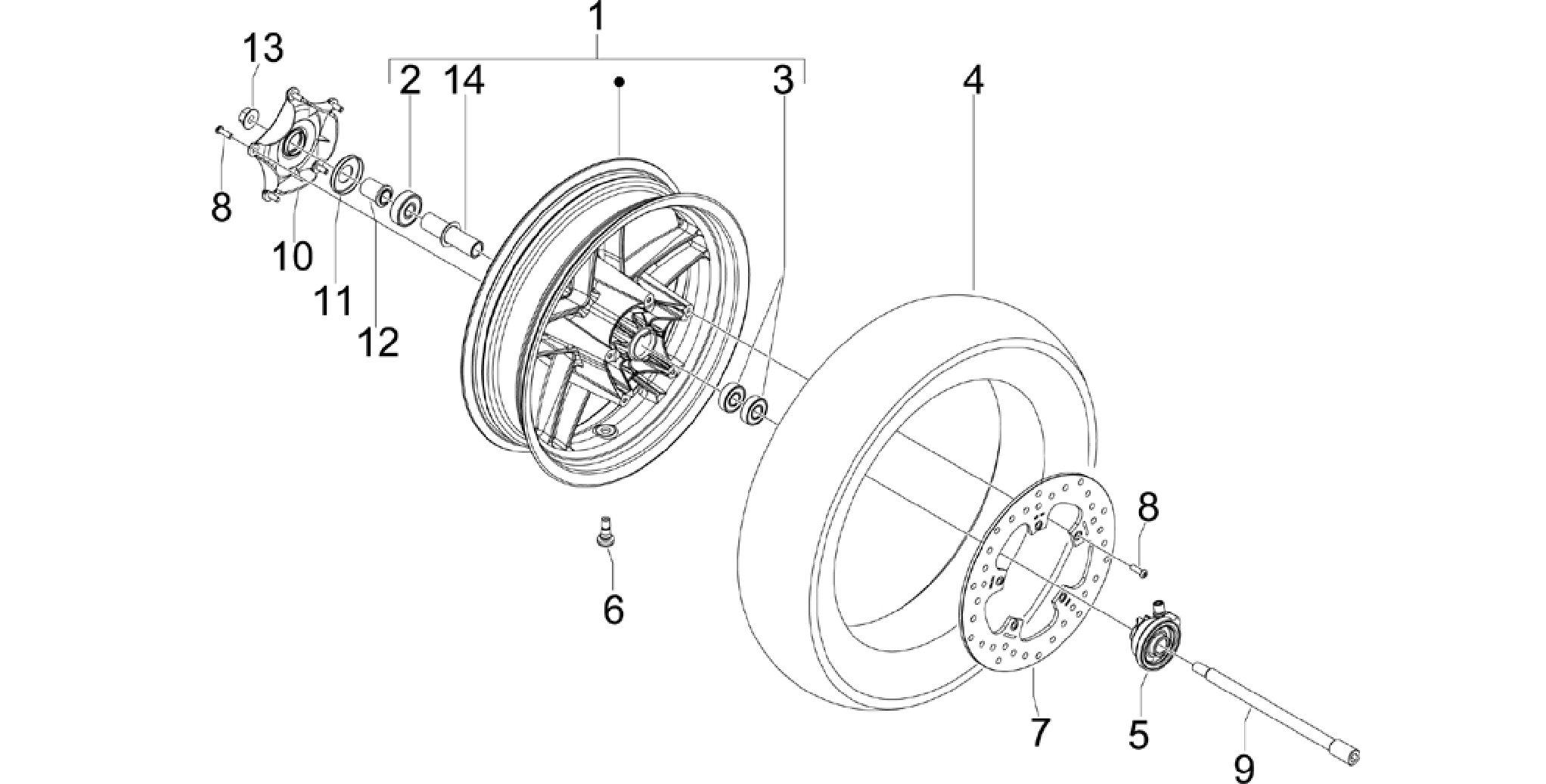 Front wheel