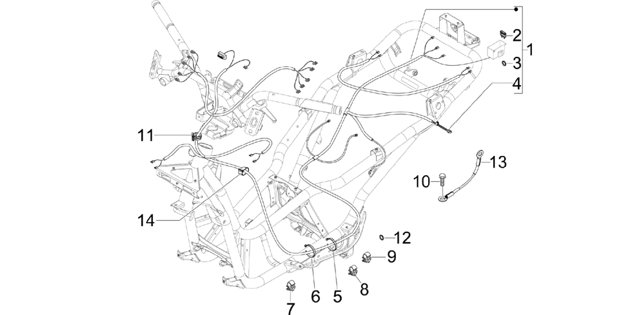 Main cable harness