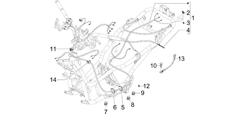 Main cable harness