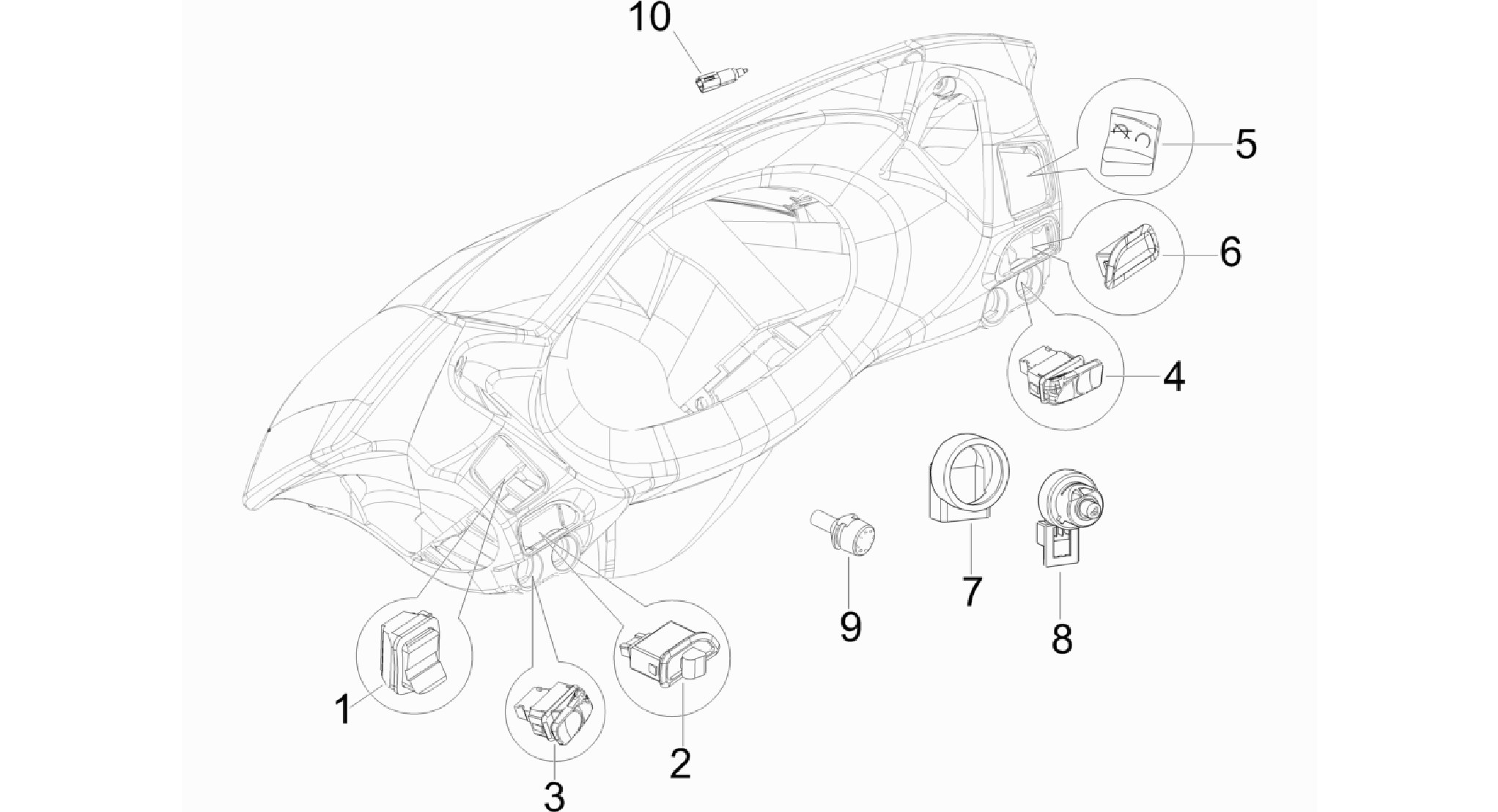 Selectors - Switches - Buttons