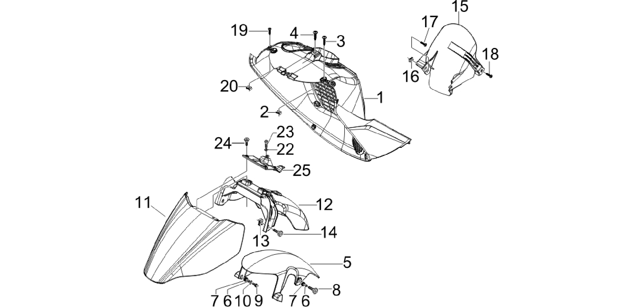 Wheel huosing - Mudguard