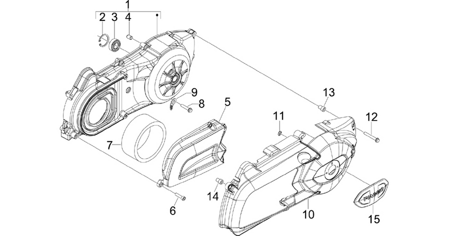 Crankcase cover - Crankcase cooling