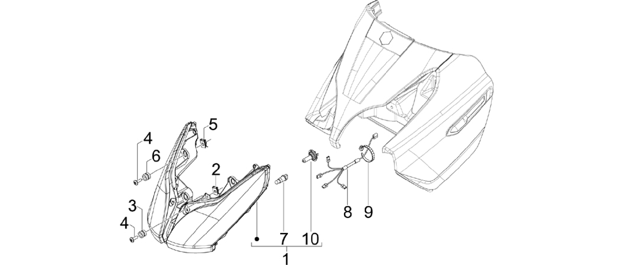 Front headlamps - Turn signal lamps
