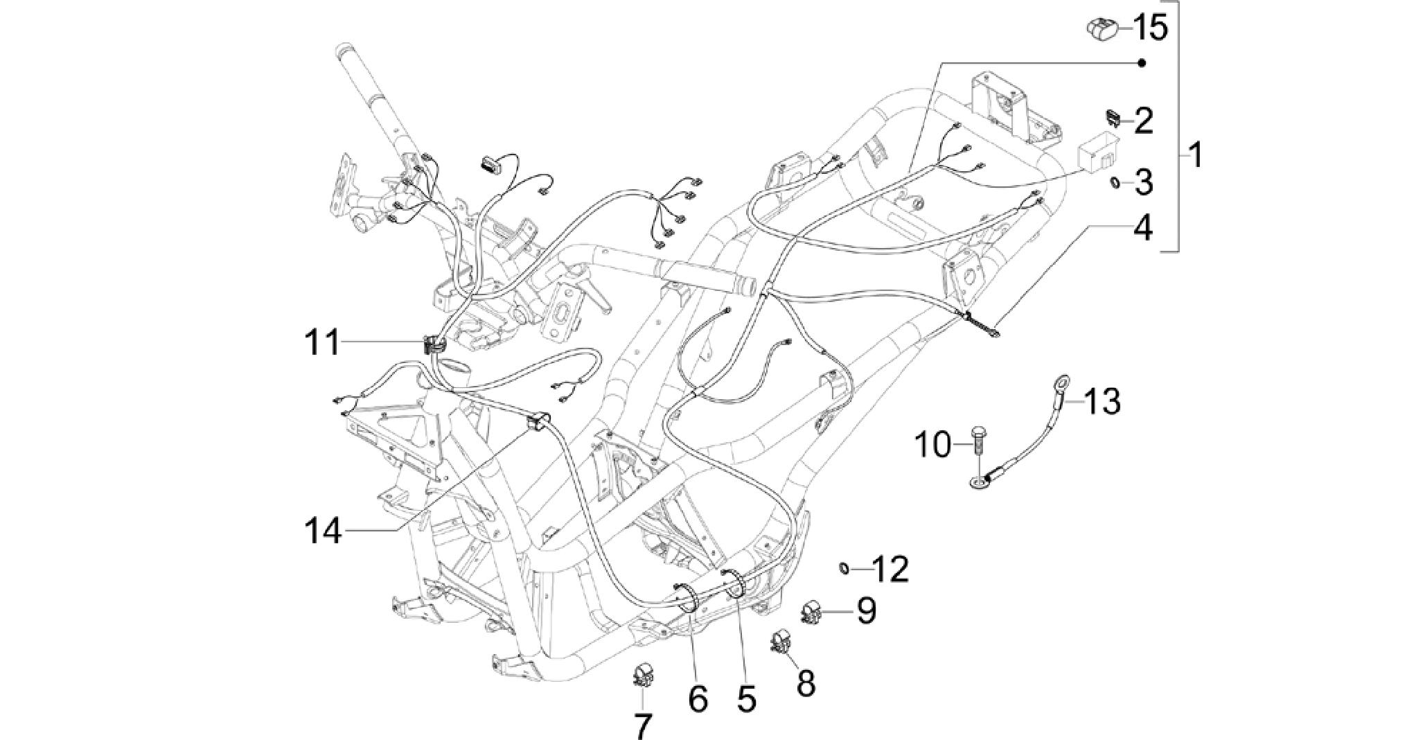 Main cable harness