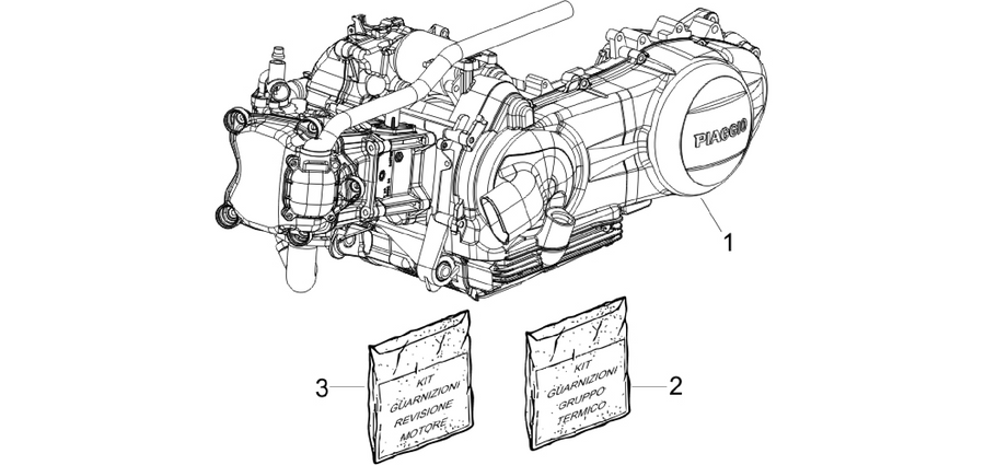 Engine, assembly