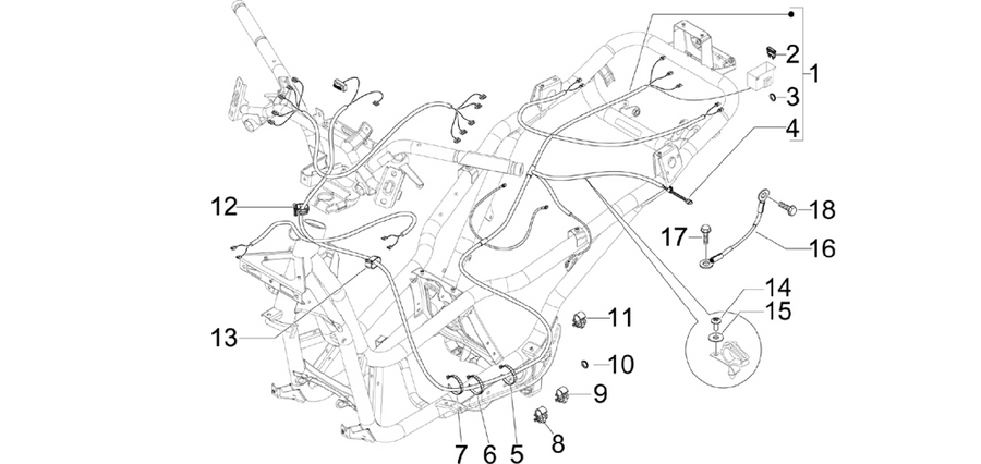 Main cable harness