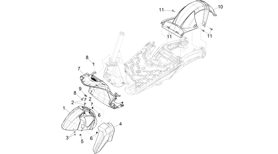 Wheel huosing - Mudguard