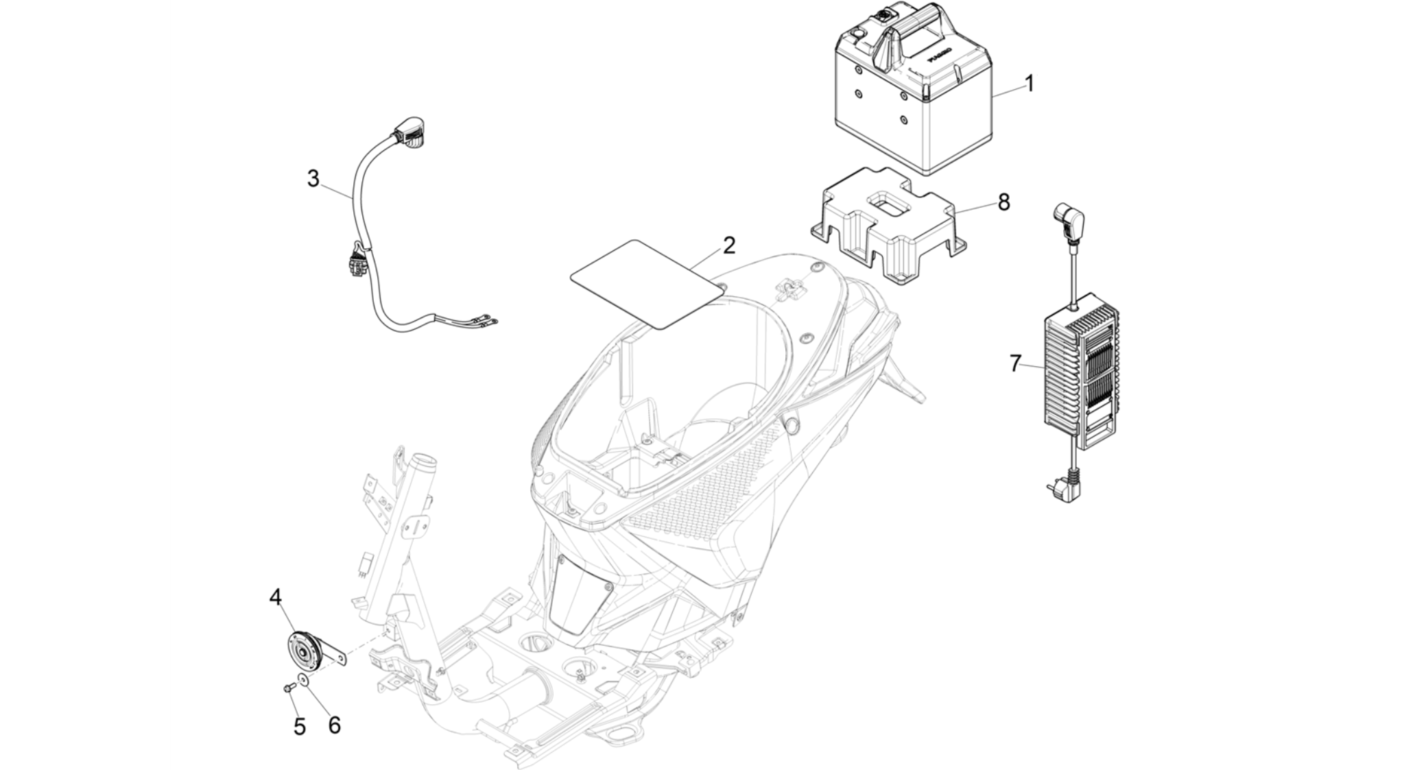 Remote control switches - Battery - Horn