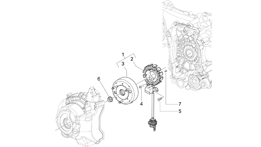 Flywheel magneto