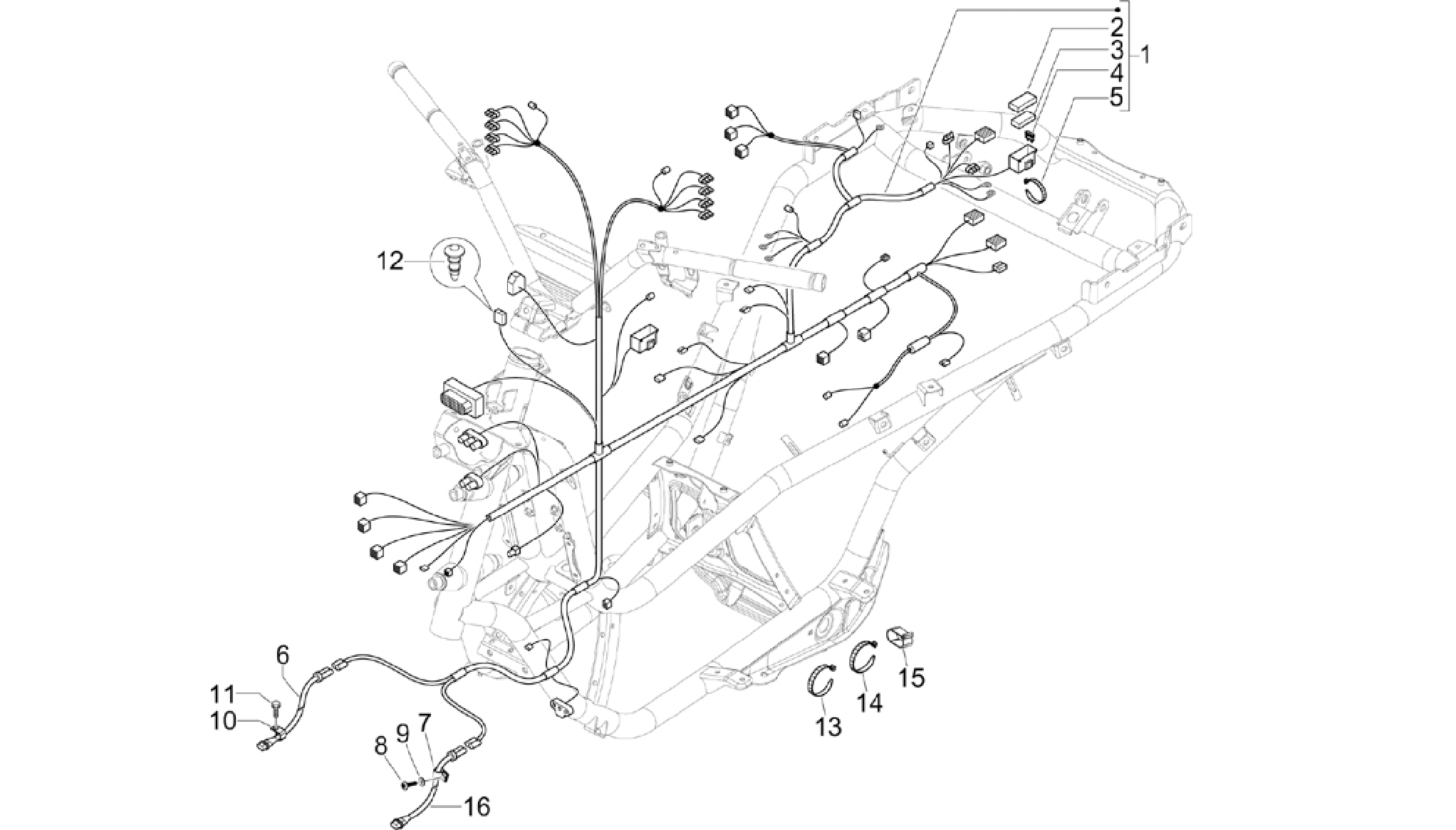Main cable harness
