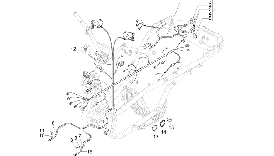 Main cable harness