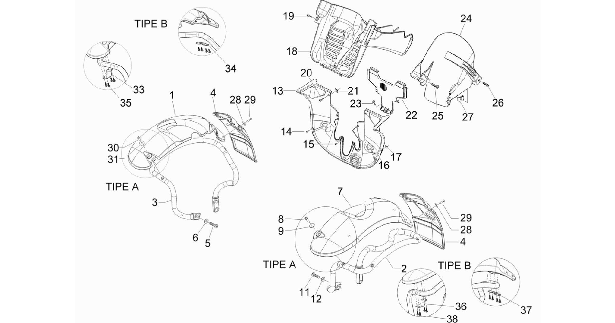 Wheel huosing - Mudguard