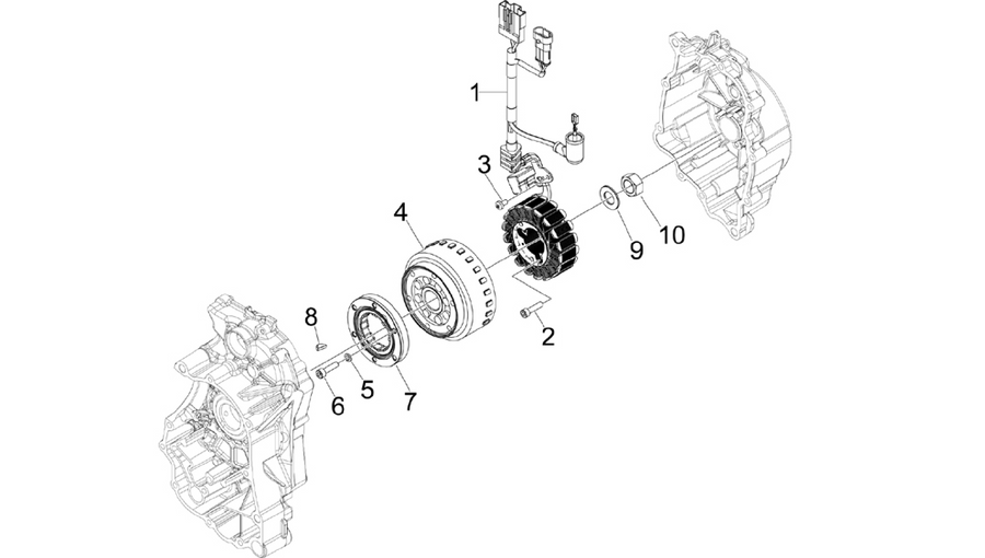 Flywheel magneto