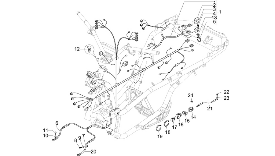 Main cable harness