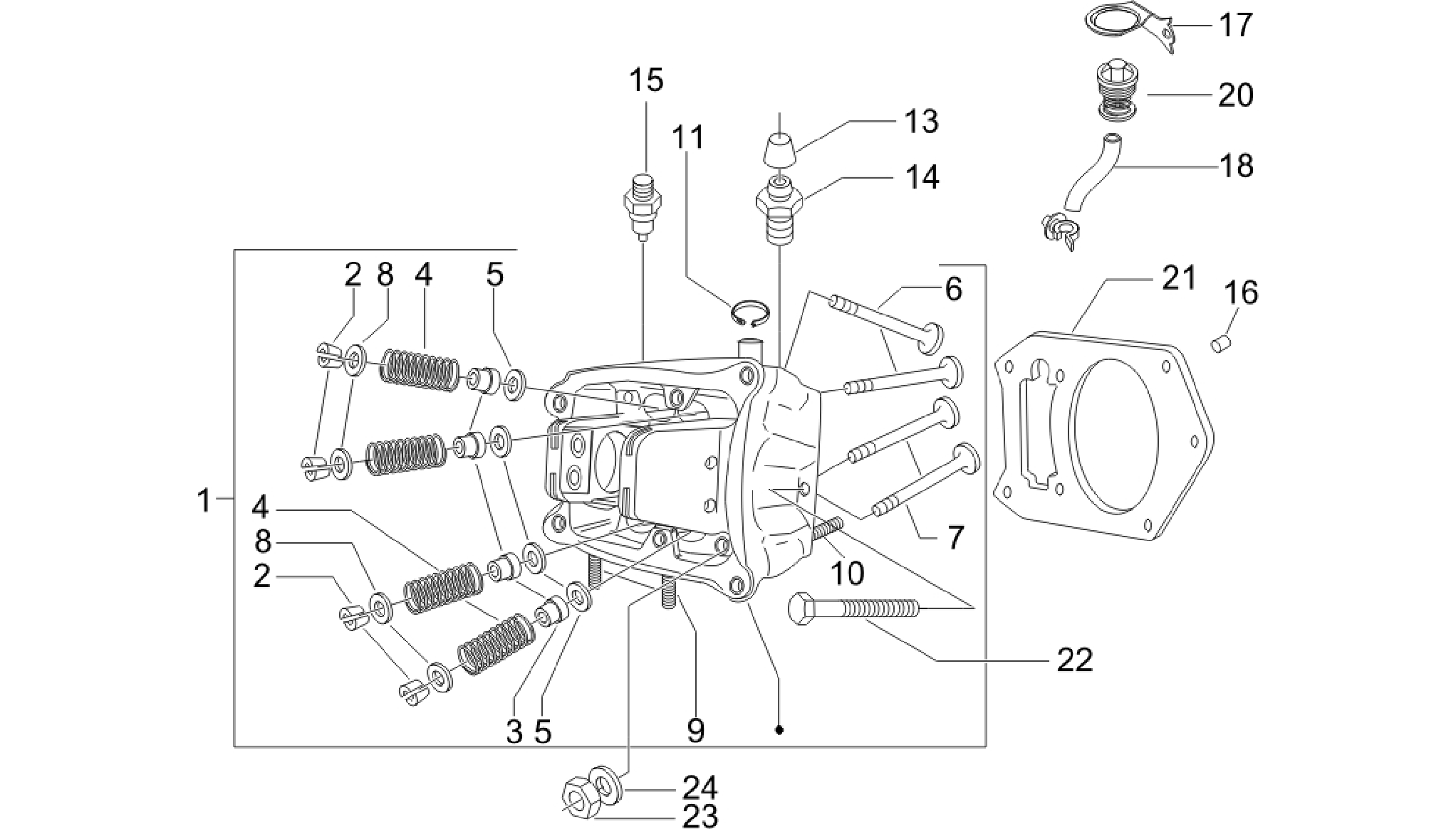 Cylinder head unit - Valve