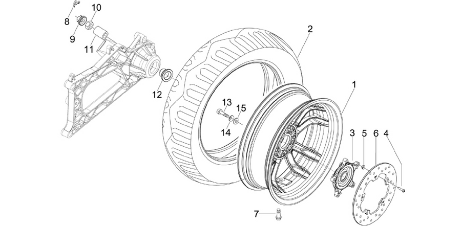 Rear wheel