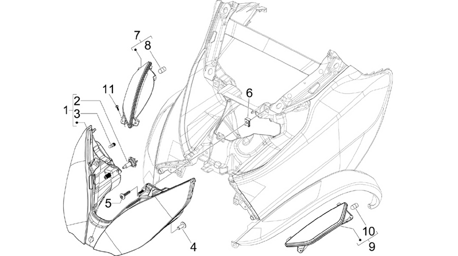 Front headlamps - Turn signal lamps