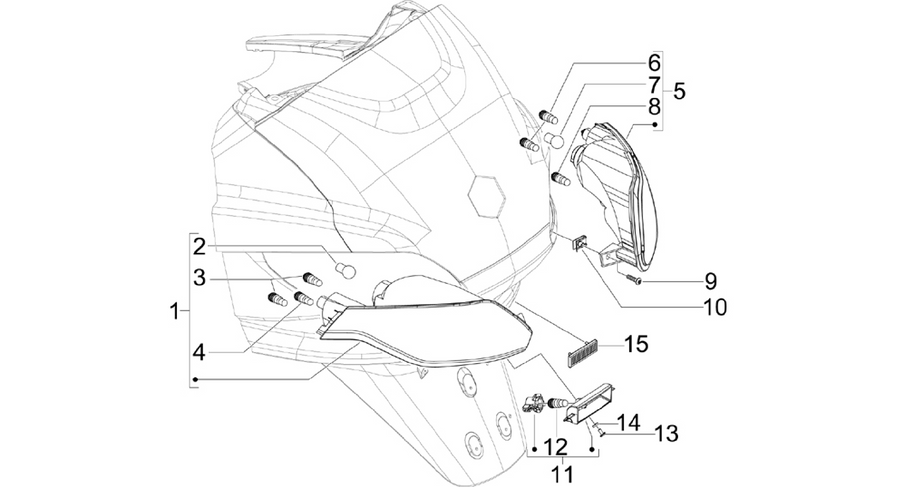 Rear headlamps - Turn signal lamps