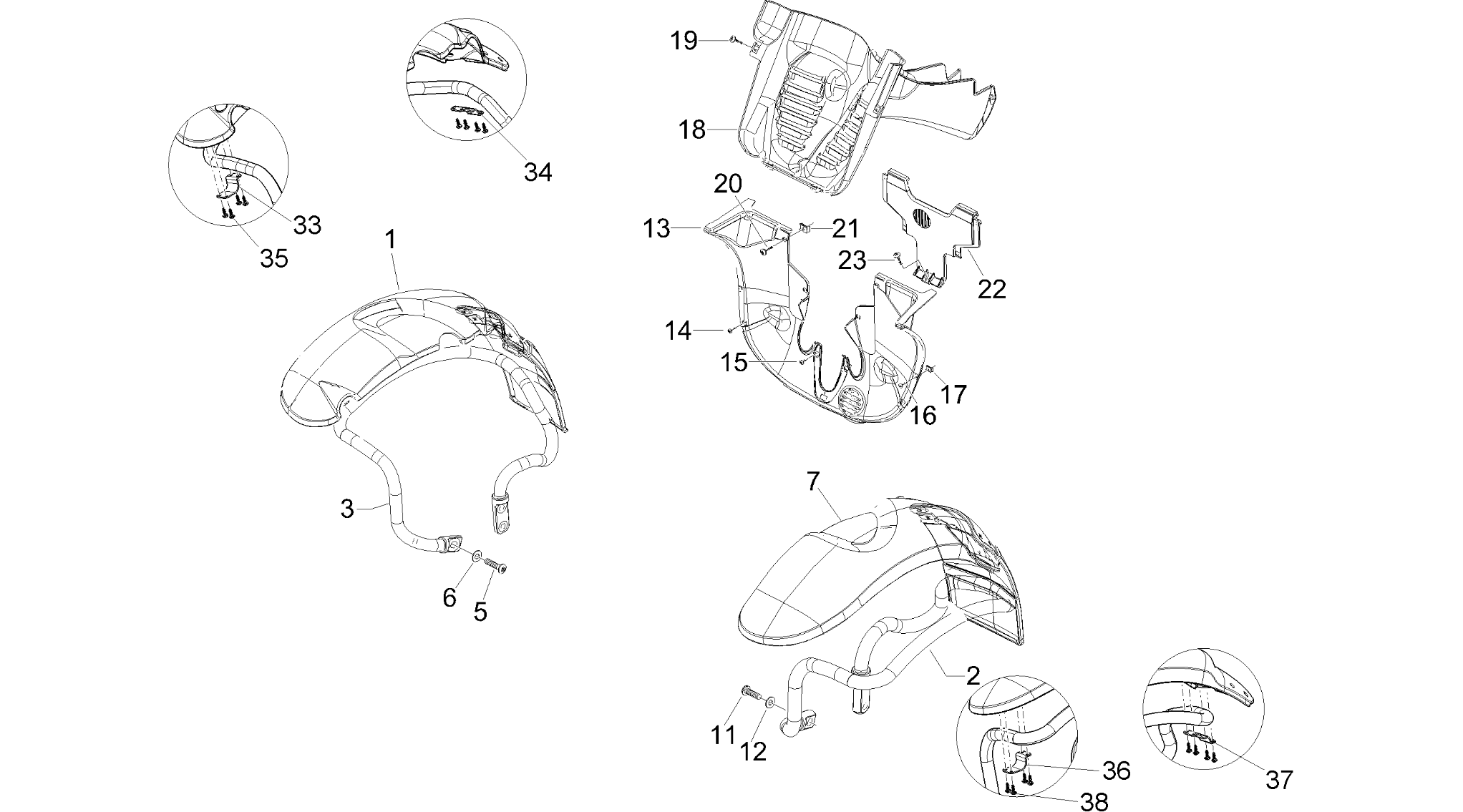 Wheel huosing - Mudguard