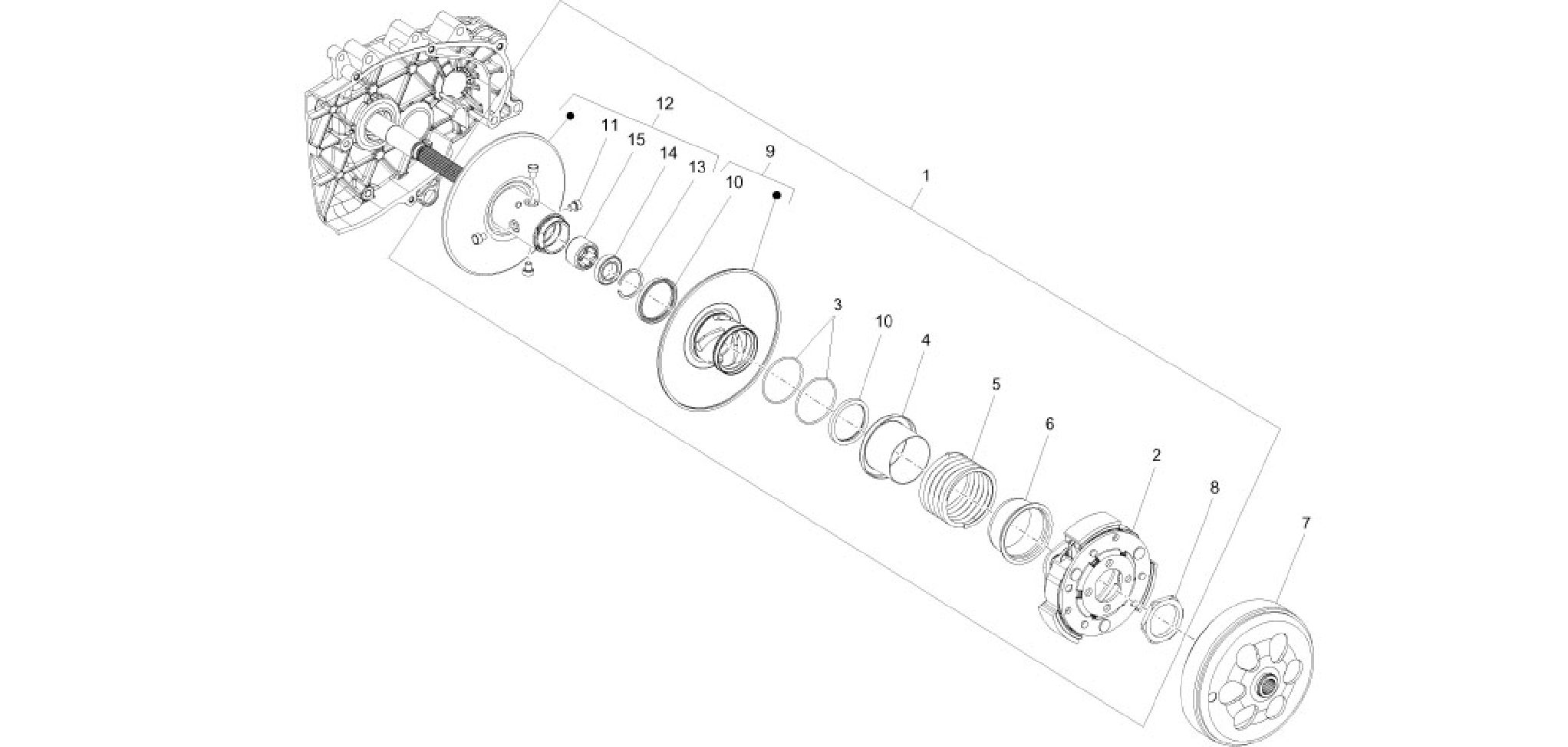 Driven pulley