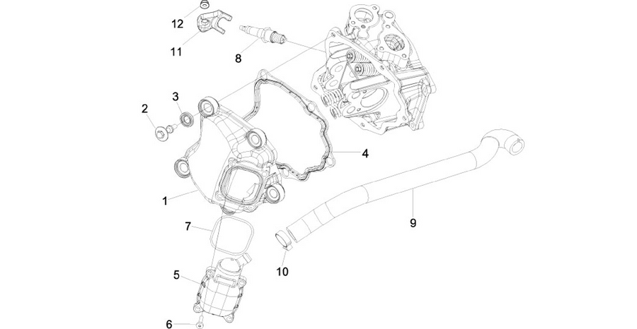 Cylinder head cover
